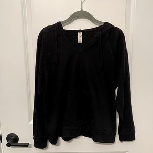 Zara Active black lightweight hoodie